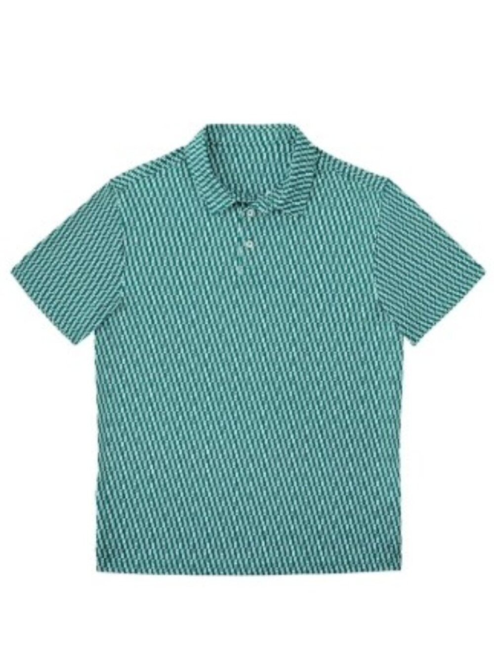 Member's Mark Men's Pattern Polo Green Multiple Sizes